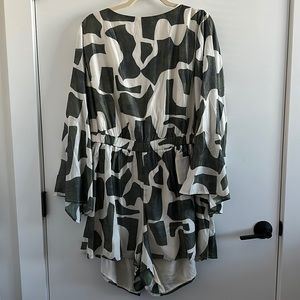 Eloquii Romper with Tie Back